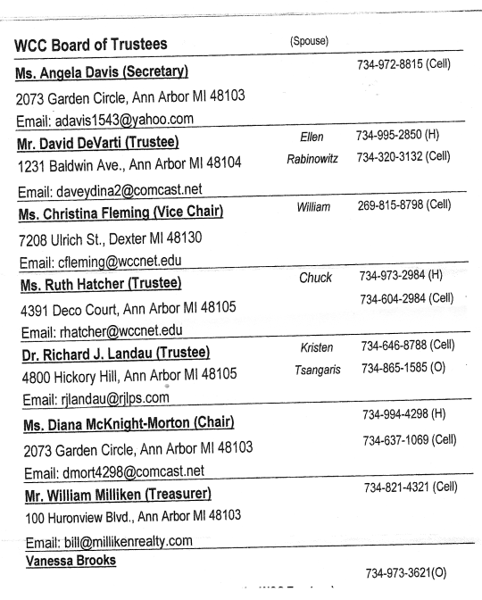 2017-03 WCC Board of Trustees